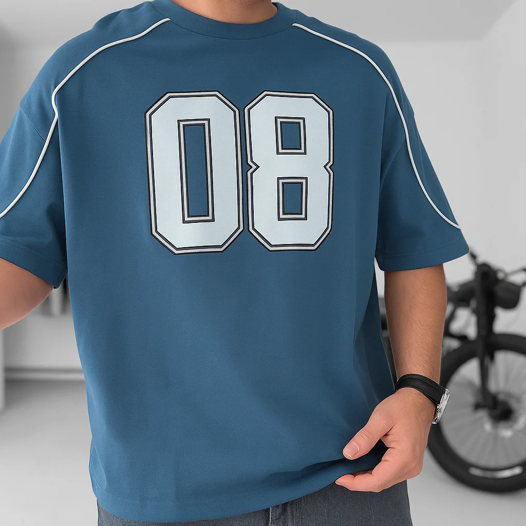Limited Edition Petrol Printed T-Shirt 08 - Image 2