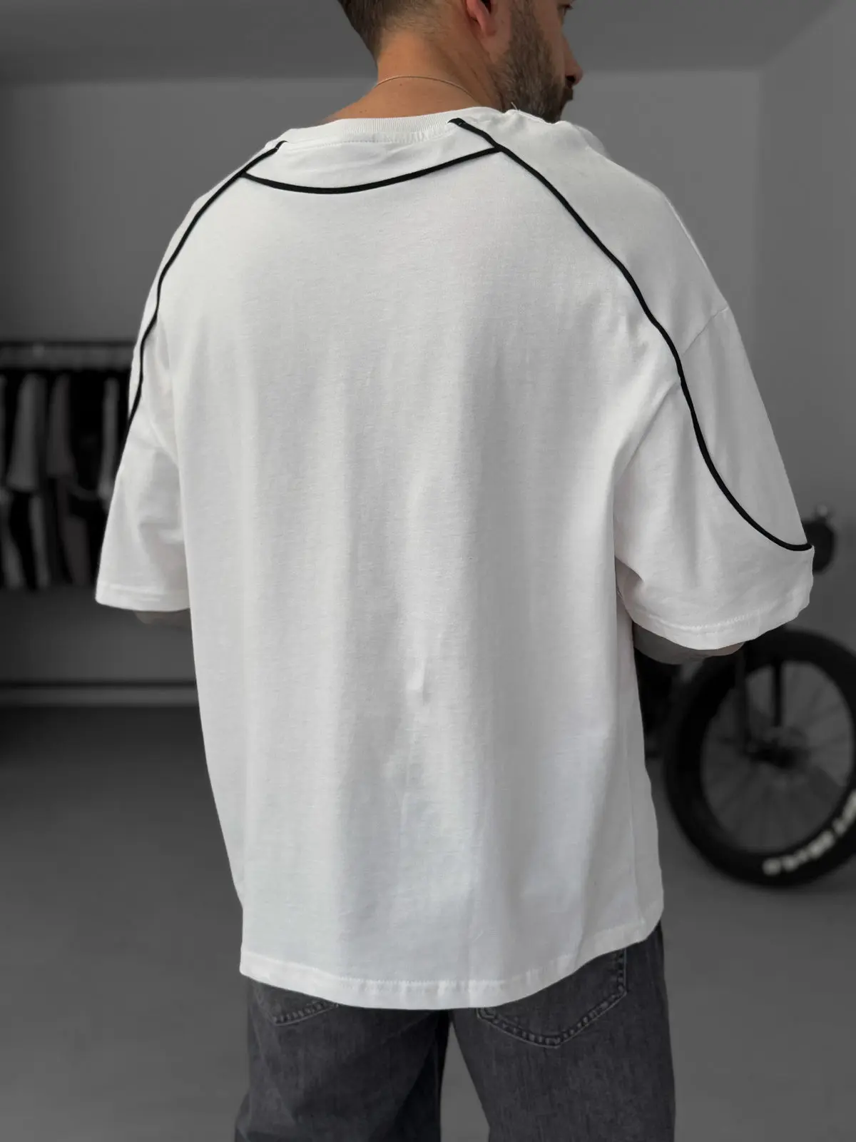 Limited Edition White Printed T-Shirt 08 - Image 4